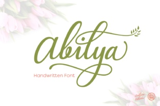 Abilya – A Timeless Script Font for Handmade Creations