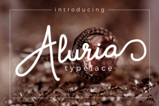 Aluria: A Handwritten Font That Elevates Branding and Campaign Design