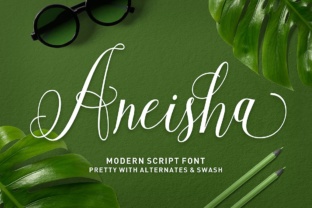 Aneisha Script for Modern Branding and Stylish Design