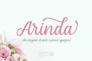 Arinda: A Thoughtful Script Font for Handmade Creations