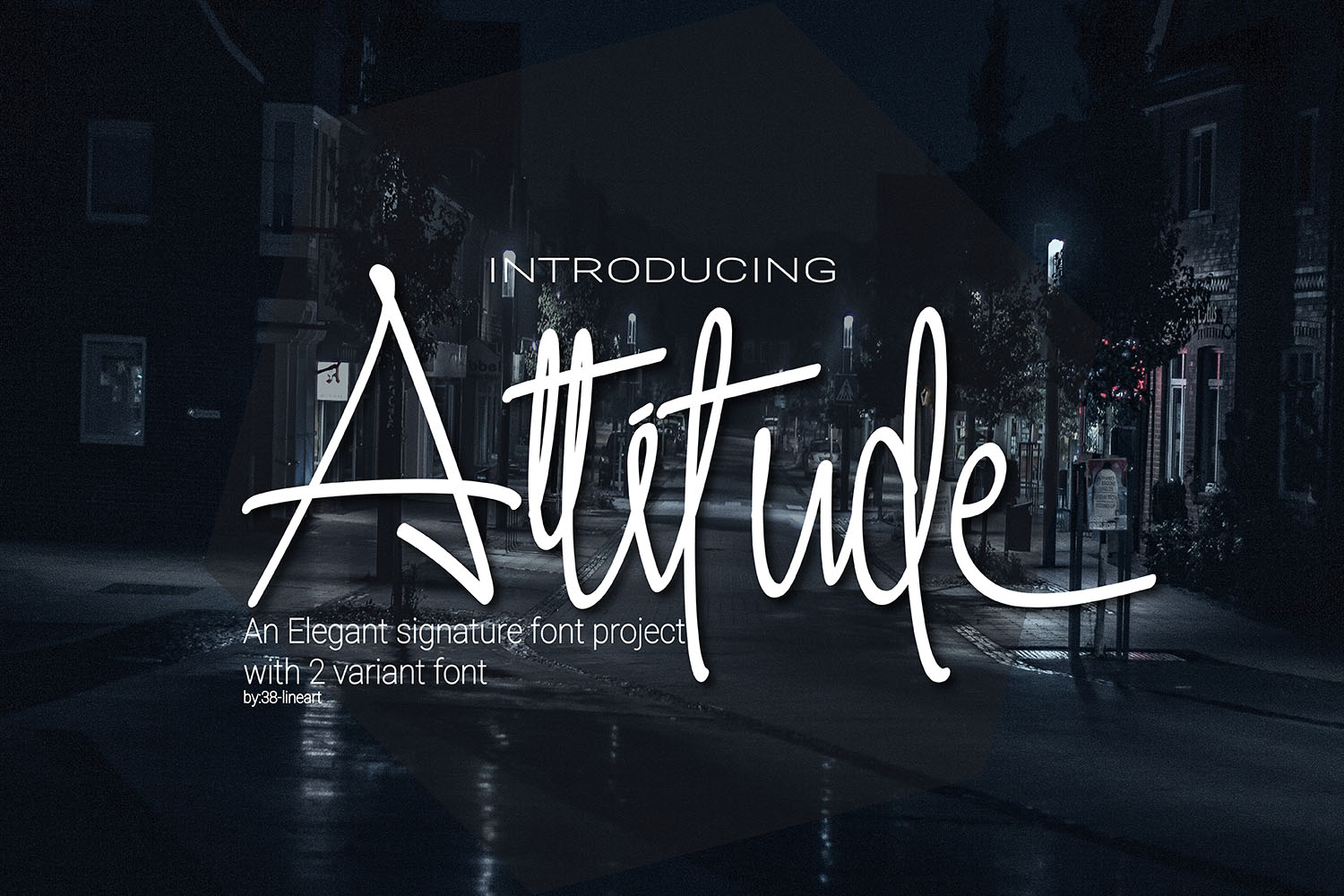 Attitude: A Script Font That Elevates Handwritten Design