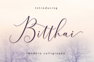 Bitthai: A Handwritten Font That Elevates Your Creative Projects