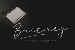 Britney Signature: A Timeless Script Font for Handmade Creations