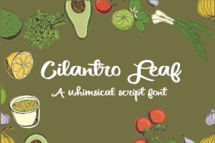 Cilantro Leaf: A Fresh Script Font for Creative Projects