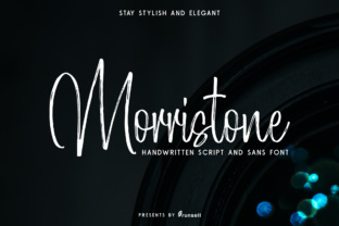 Enhance Your Editorial Design with the Morristone Script Font