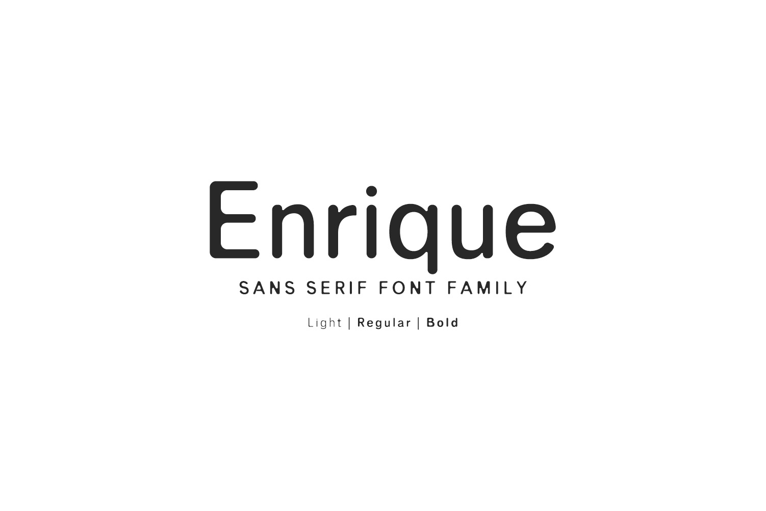 Enrique Round: A Versatile Sans Serif Font for Bold Design
