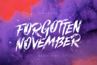 Forgotten November: A Handwritten Font for Editorial Elegance