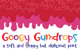 Gooey Gumdrops Font for Whimsical Branding and Social Media