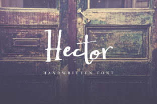 Hector: A Whimsical Handwritten Font for Creative Projects