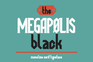 Megapolis Black for Professional Branding and Design