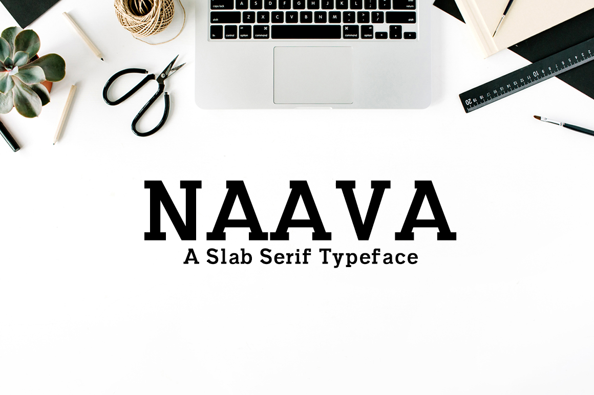 Naava: A Timeless Slab Serif Font for Handmade Creations