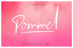 Pommel: A Handwritten Font for Chic Branding