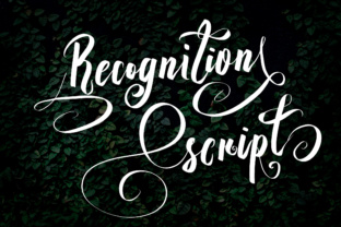 Recognition Script Font: A Stylish Choice for Designers