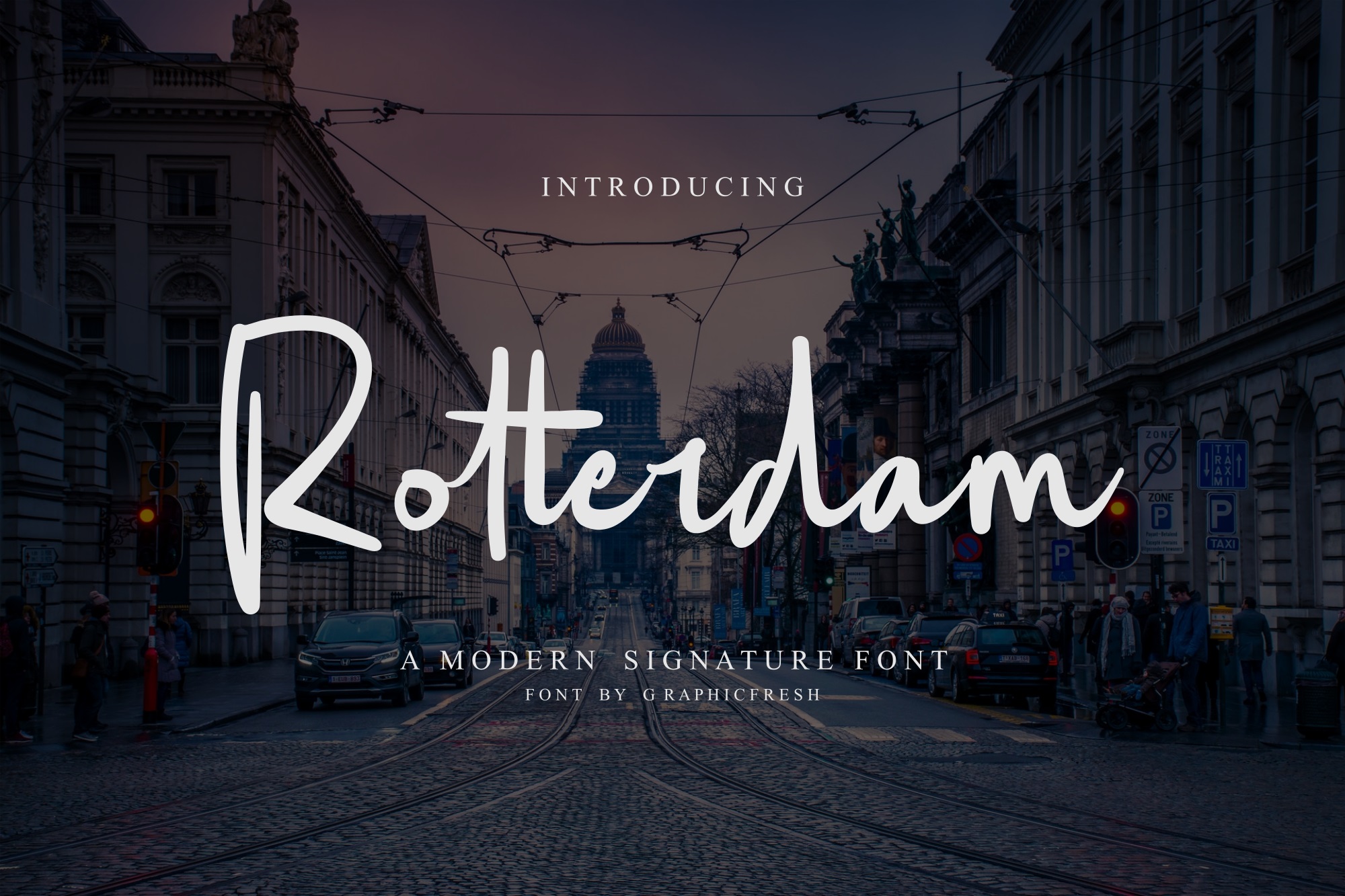 Rotterdam: A Casual Script Font for Elegant Editorial Design
