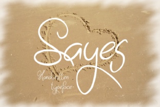 Sayes: The Smooth Handwritten Font for Stronger Campaigns
