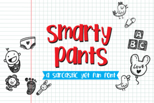 Smarty Pants: A Whimsical Sans Serif Font for Crafters and Creators