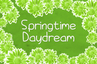 Springtime Daydream: A Handwritten Font for Digital Branding