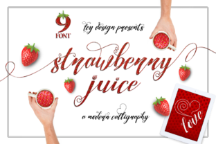 Strawberry: A Romantic Script Font for Editorial Design