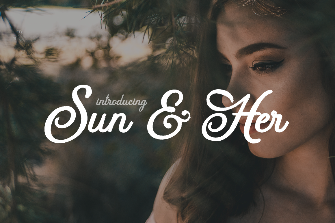 Sun Her Font for Handmade Projects and Branding