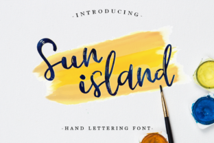 Sun Island Script Font for Modern and Vintage Branding