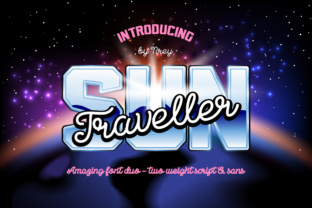 Sun Traveller: A Retro-Inspired Font for Stylish Branding