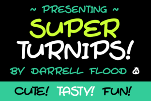 Super Turnips: A Handwritten Font for Creative Makers