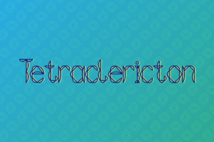 Tetraclericton: A Decorative Font for Ornate Branding
