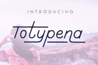 Totypena: A Retro Font for Modern Handmade Creations