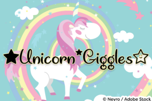 Unicorn Giggles: A Magical Script Font for Creative Makers