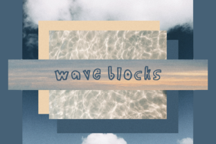 Wave Blocks Font for Professional Branding and Creative Projects