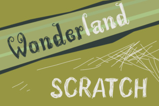 Wonderland Scratch: A Handwritten Font for Business Creativity